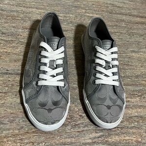 Coach Kameron Gray Sneakers with Sequins